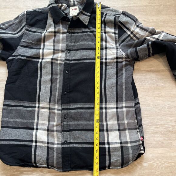 Levi Plaid Flannel Sherpa Fleece Jacket-Size XXL - Picture 10 of 10